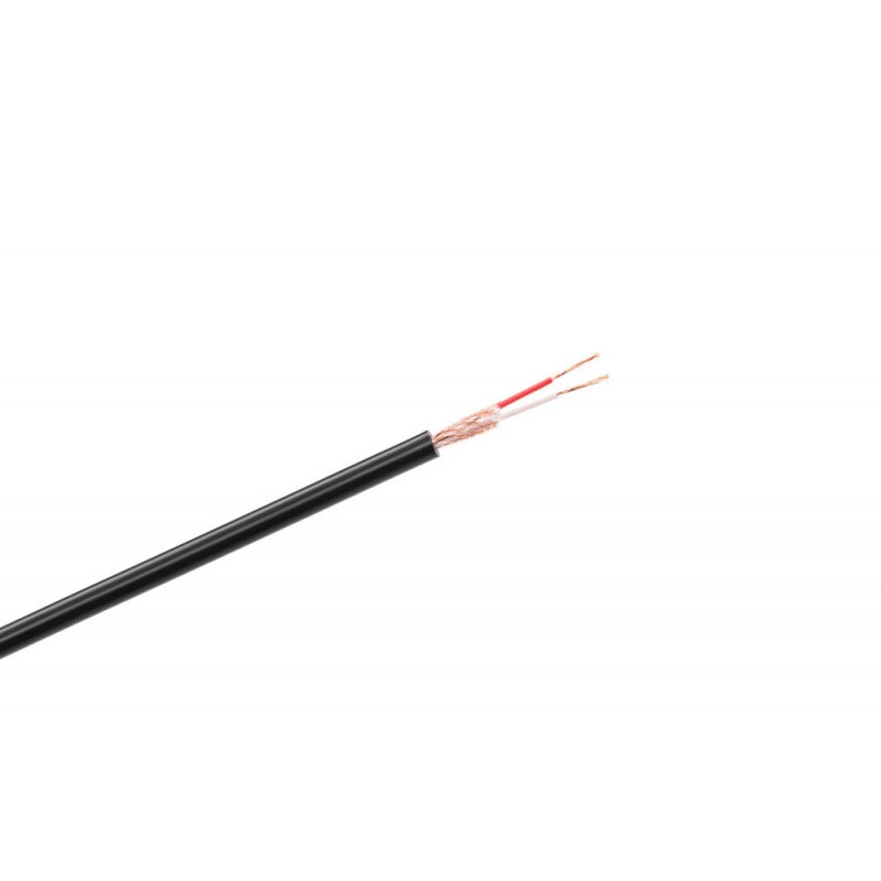 Mikrofónny symetrický kábel 4mm, okrúhla dvojlinka + tienenie Mikrofónny symetrický kábel 4mm, okrúhla dvojlinka + tienenie