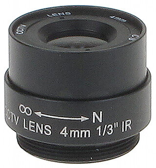Megapixelový IR objektív F1.2, 4mm