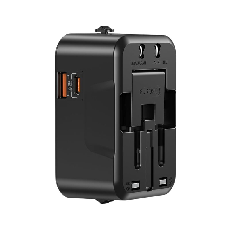Univerzálna redukcia svetových zásuviek s USB-A+ USB-C, UNITEK