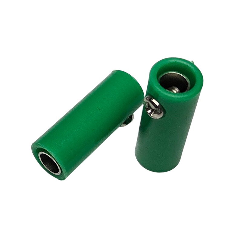 Banánik zdierka 4mm na kábel, zelená