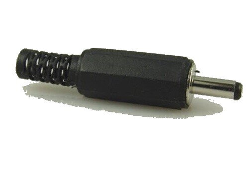 Konektor DC 1.1/5.0 mm, priamy, plast