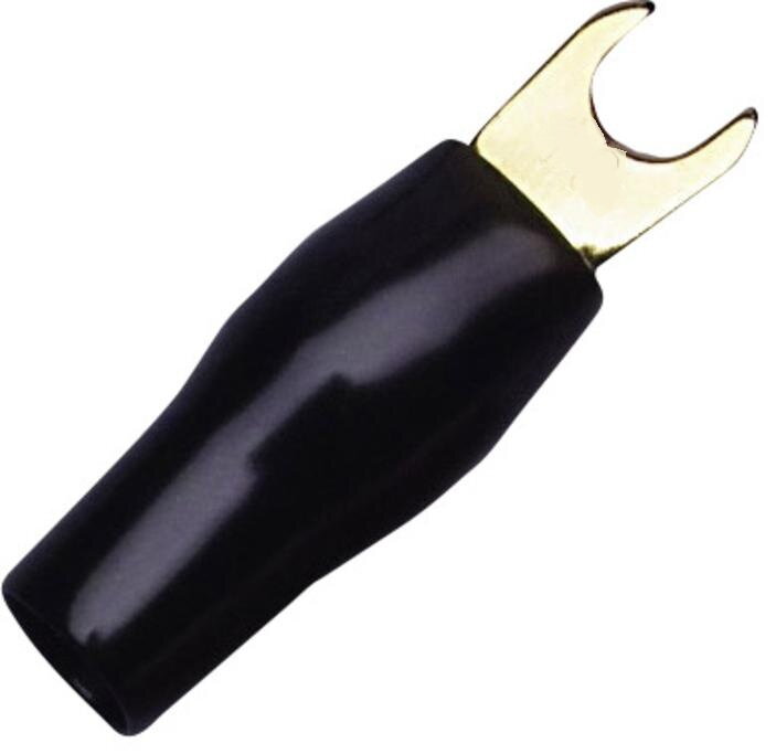 Vidlička M5 6.7mm čierna, pozlátená