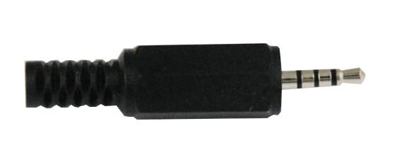 JACK konektor 3.5mm 4-pólový, na kábel 