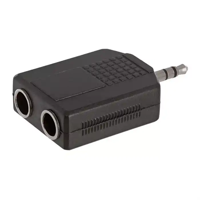 Rozbočovač JACK 3.5mm - 2 x 6.3mm, stereo HQ Rozbočovač JACK 3.5mm - 2 x 6.3mm, stereo HQ