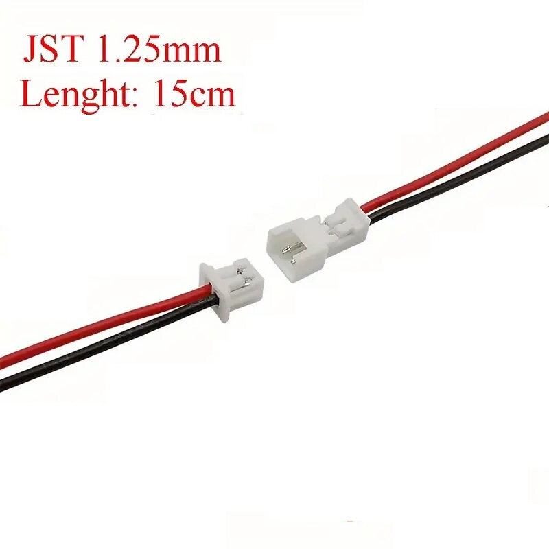 Konektor + zdierka JST 2.54mm na kábli 15cm