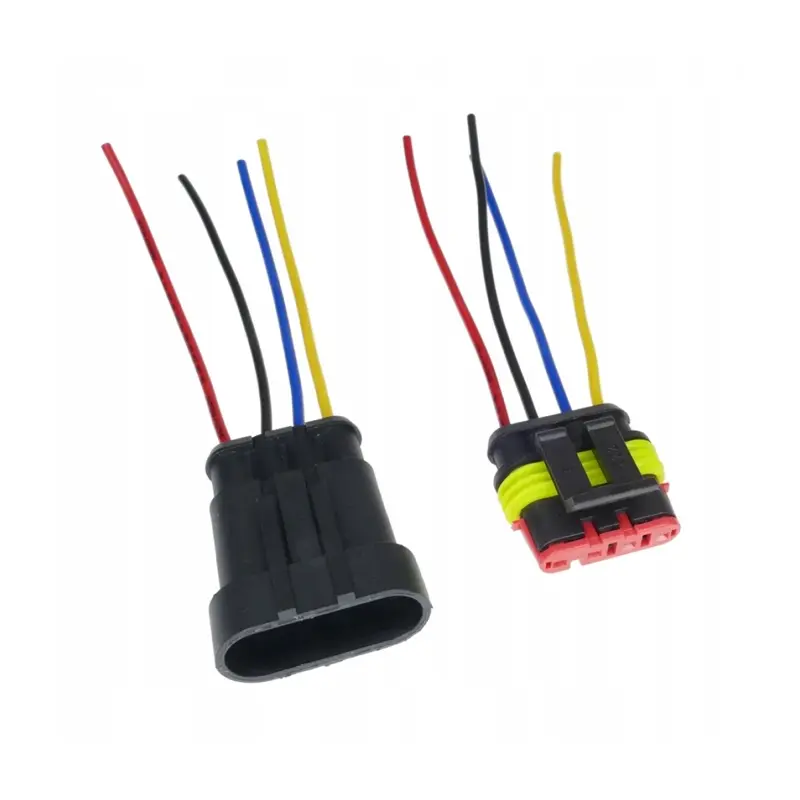 Superseal hermetický konektor 4-pin, s vodičmi, IP67