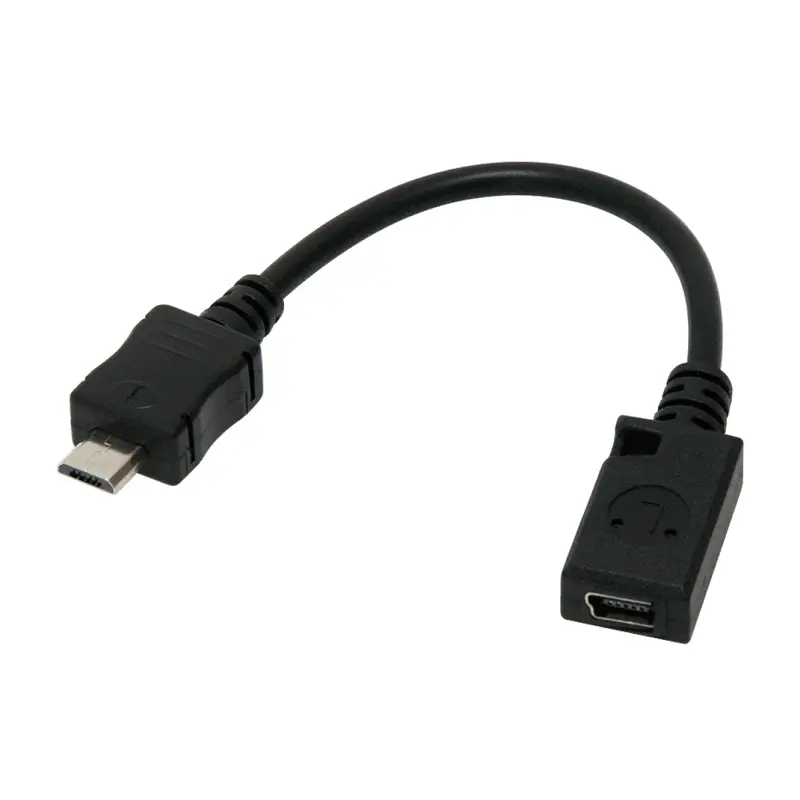 Redukcia miniUSB zdierka / microUSB konektor na kábli