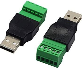 Konektor USB-A so svorkovnicou