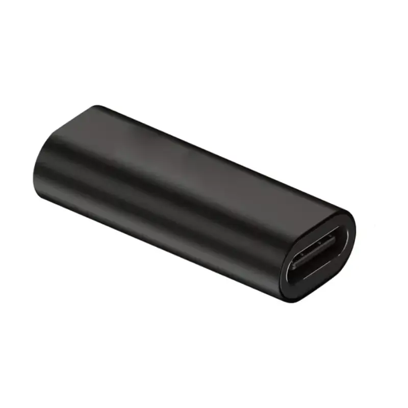 Spojka USB-C zdierka / USB-C zdierka, čierna