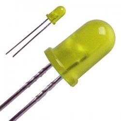 LED dióda žltá 3mm