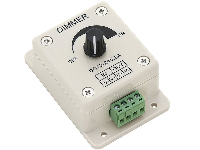 Stmievač pre jednofarebné LED pásiky 12-24V 8A Stmievač pre jednofarebné LED pásiky 12-24V 8A