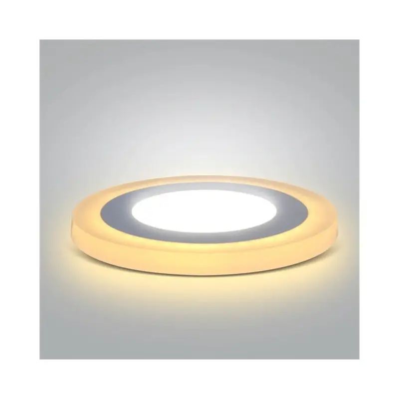 LED podsvietený panel,podhľadový, 6W+3W, 400lm, 4000K, okrúhly