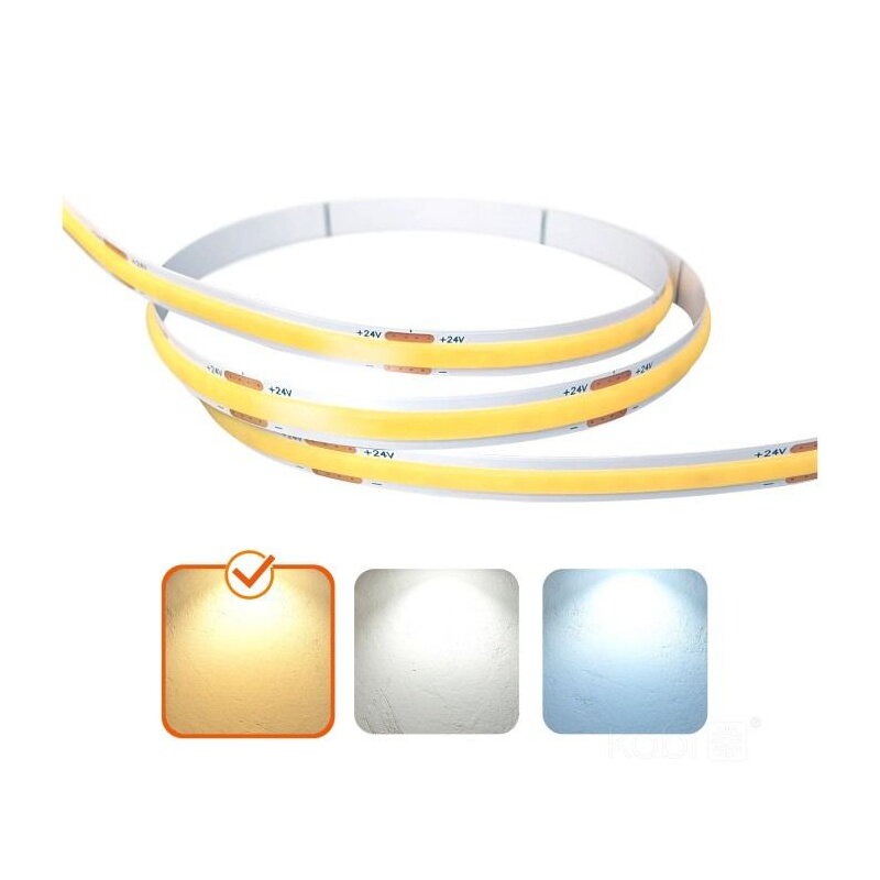 COB LED pás 24V 3000K 10W/m 920lm/m IP20