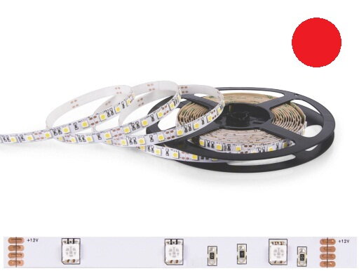 LED pásik červený SMD5050 12V 300LED