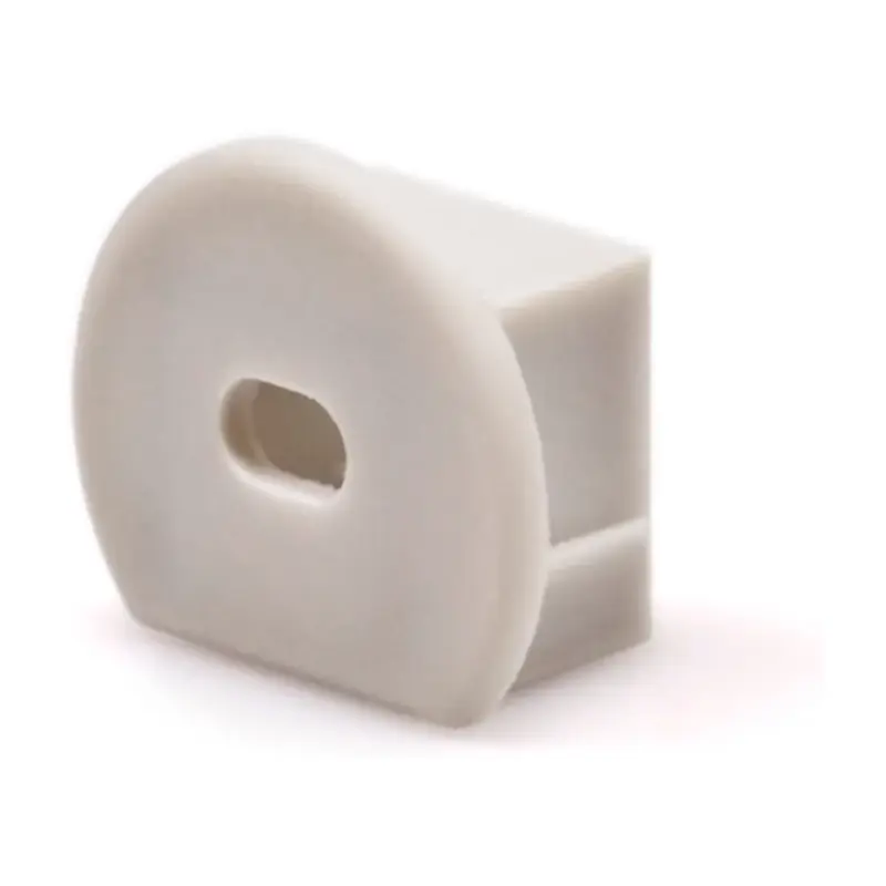 PVC záslepka pre profily PDS-O s otvorom