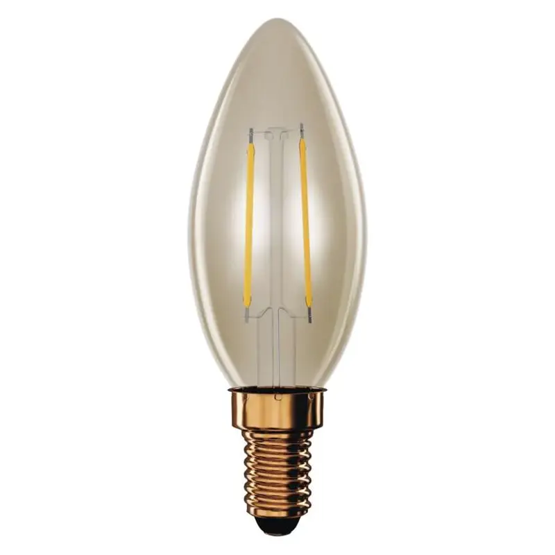 LED žiarovka Vintage sviečka, E14, 2.5W, 225 lm, Teplá biela 