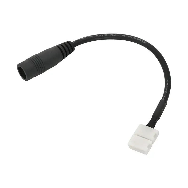 Konektor pre LED pásiky 8mm s DC zdierkou na kábli