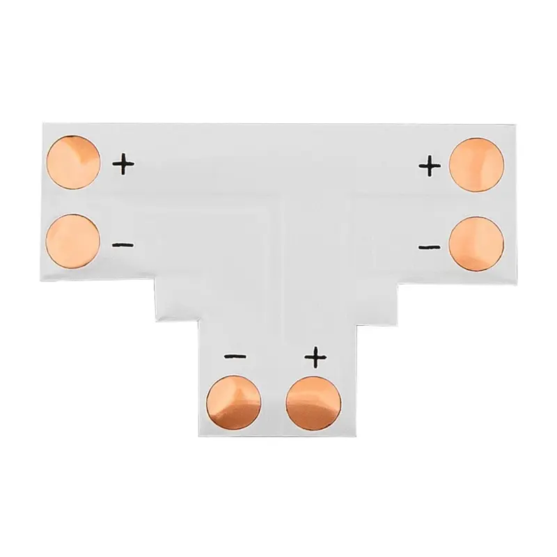 Spojka LED pásika 10mm typ "T" spájkovacia