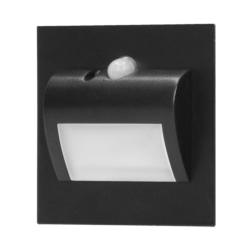 Osvetlenie schodiska DRACO LED 1,5W, 12V, 4000K, senzor, čierne Osvetlenie schodiska DRACO LED 1,5W, 12V, 4000K, senzor, čierne