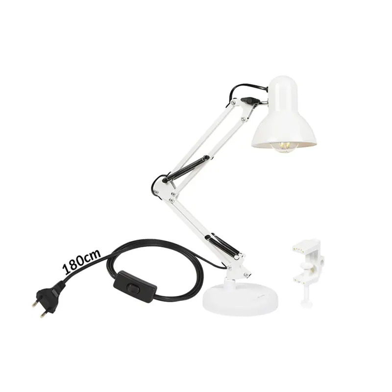 Stolová lampa LB-22 E27 2v1, biela - poškodený obal