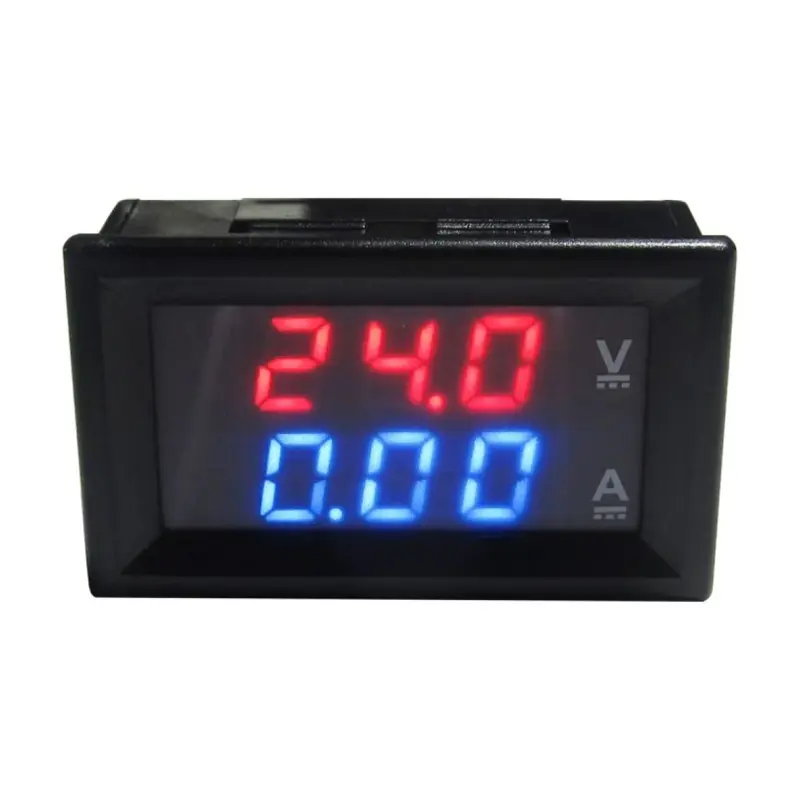 Digitálny ampérmeter/voltmeter 10A 100V DC