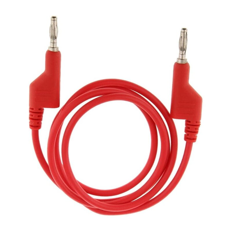 Prepojovací vodič banánik-banánik, červený 0,35mm2 2m
