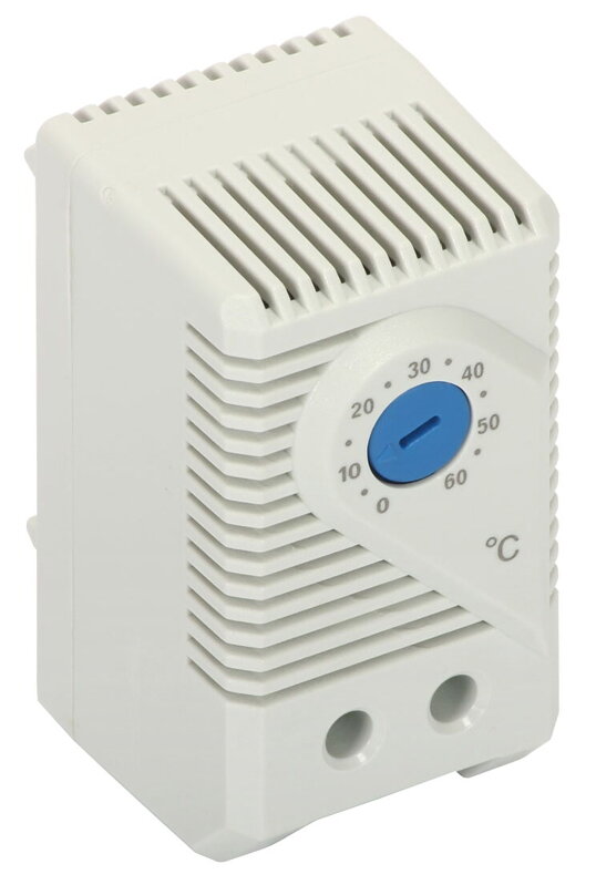 Termostat pre ventilátory 250V 10A 0-60°C Termostat pre ventilátory 250V 10A 0-60°C