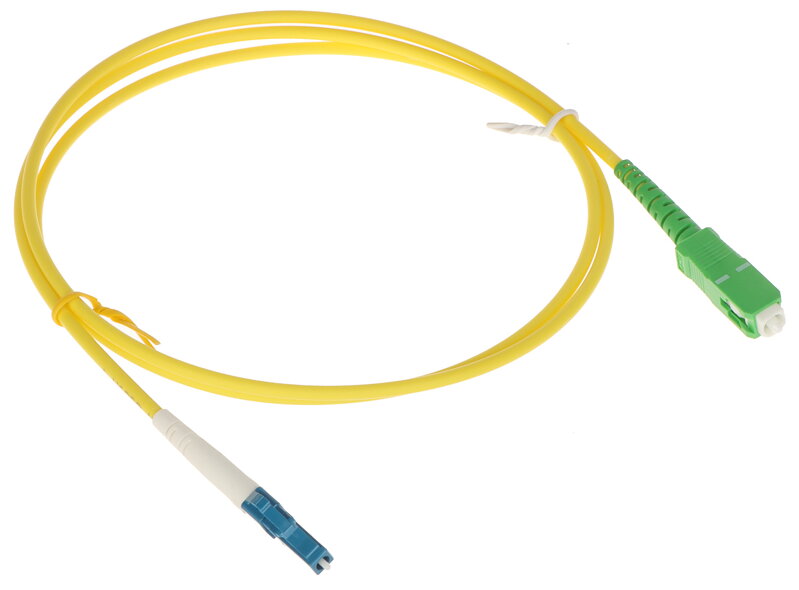 Optický patchcord jednovidový SC-APC/LC 1m