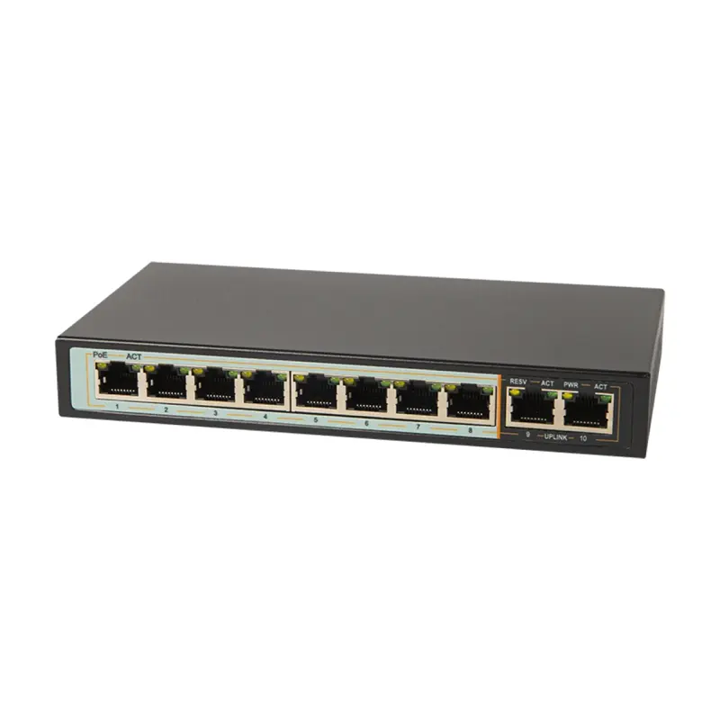 POE switch 8xPOE + 2xUplink GIGABIT