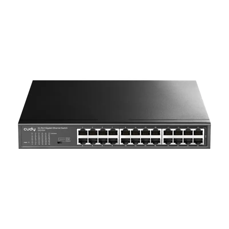Switch CUDY GS1024 24-portový, 1000 Mbps, RACK 19"
