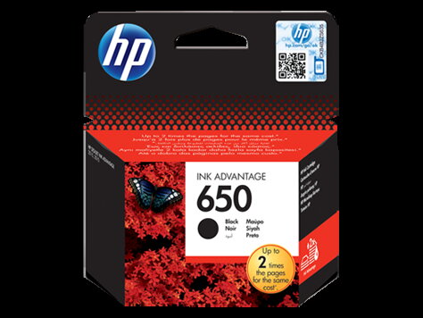 Atramentová náplň HP no. 650 Čierny originál Atramentová náplň HP no. 650 Čierny originál