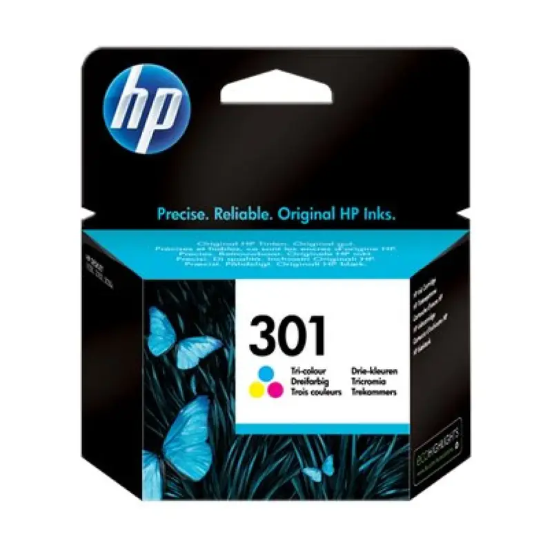 Atramentová kazeta HP 301 trojfarebná originálna