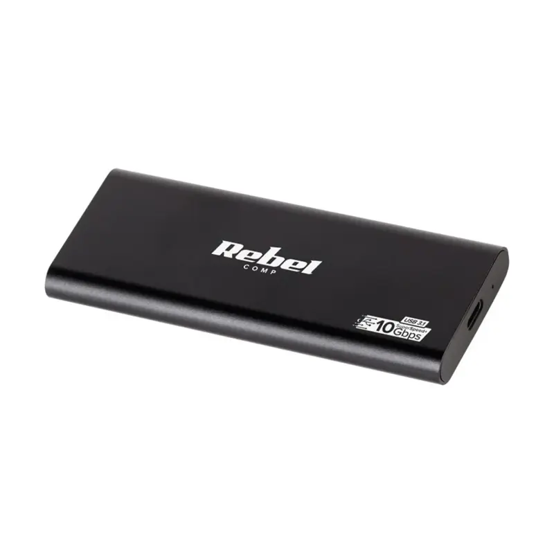 Box na disk SSD M2 USB typ C 3.0 Rebel hliníkový