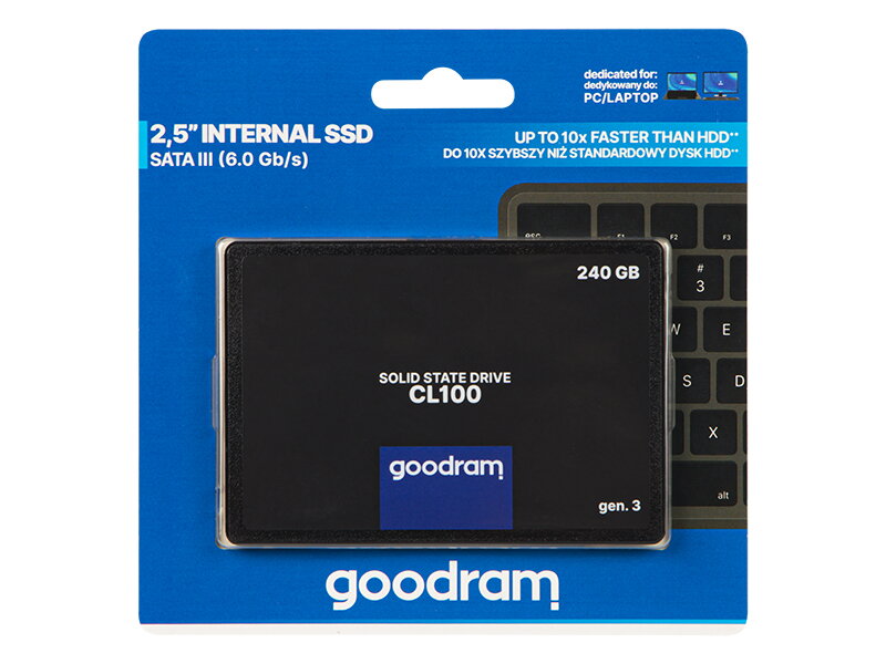 SSD 2.5" disk GOODRAM 240GB CL100