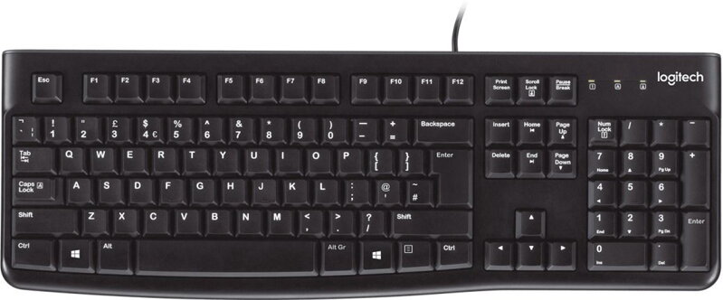 Drôtová klávesnica Logitech® K120 SK/CZ - USB