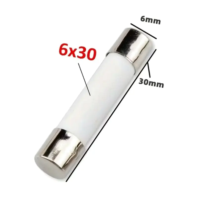 Keramická tavná poistka 6x30mm F 8A