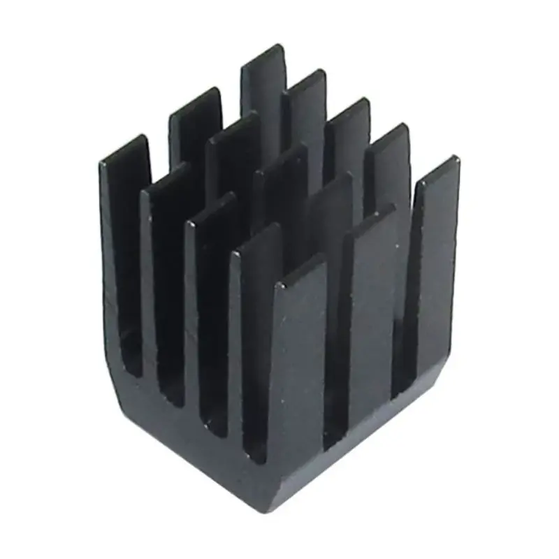 Hliníkový chladič 9 × 9 × 12 mm so samolepiacou vrstvou