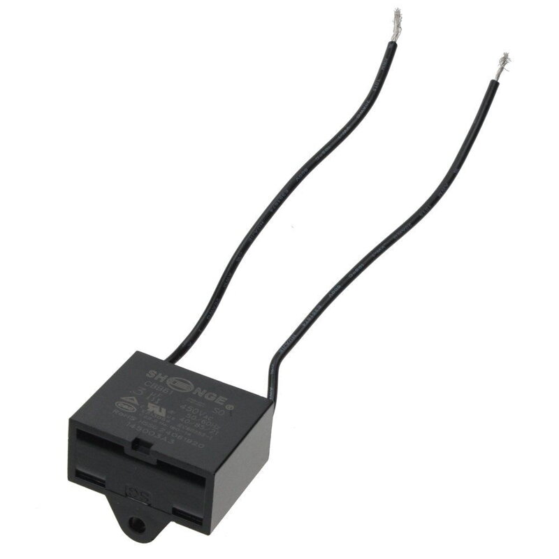 Rozbehový kondenzátor 3uF 450V CBB61 s vodičmi