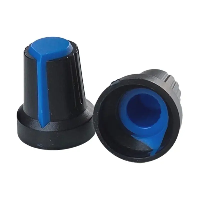 Krytka potenciometra AG2 6mm oska, modrá