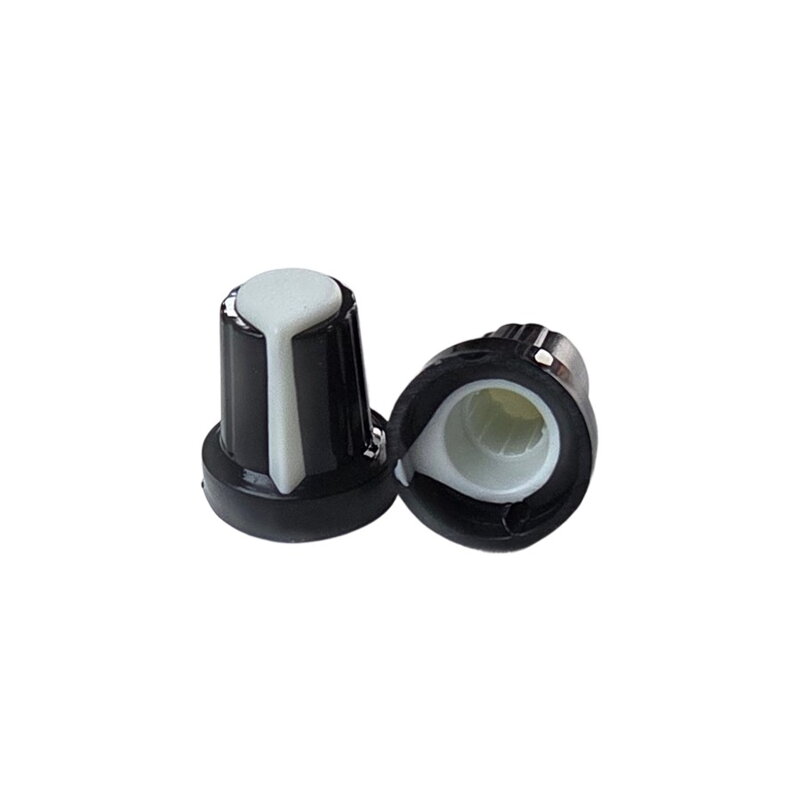 Krytka potenciometra AG2 6mm oska, biela