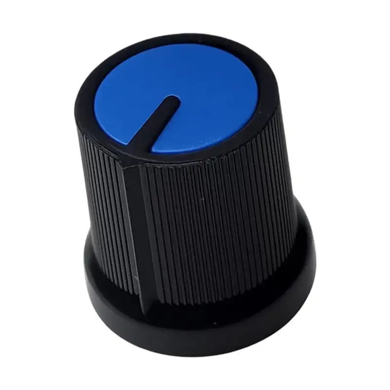 Krytka potenciometra AG3 6mm oska, modrá