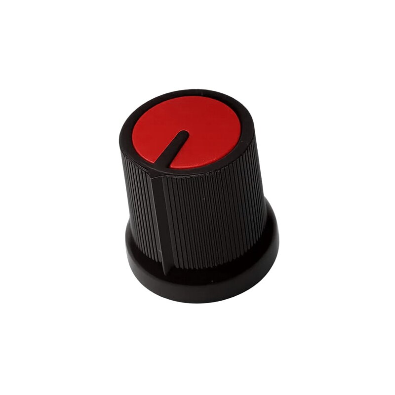 Krytka potenciometra AG3 6mm oska, červená