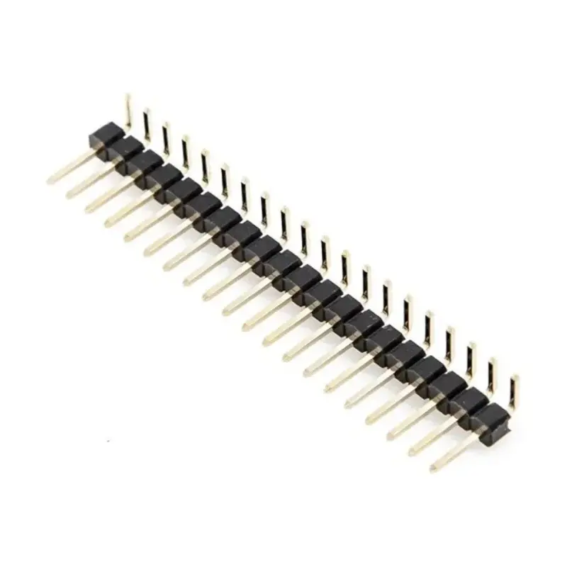 Lámacia radová vidlica uhlová 40 pin, RM = 2,54 mm