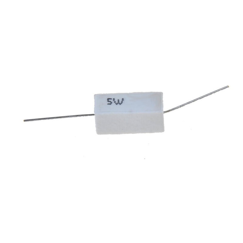 Cementový rezistor 1Ohm 5W axiálny Cementový rezistor 1Ohm 5W axiálny