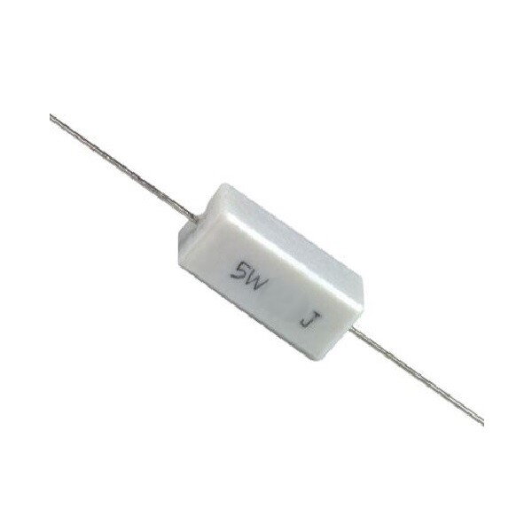 Cementový drôtový rezistor 0,22Ohm 5W axiálny