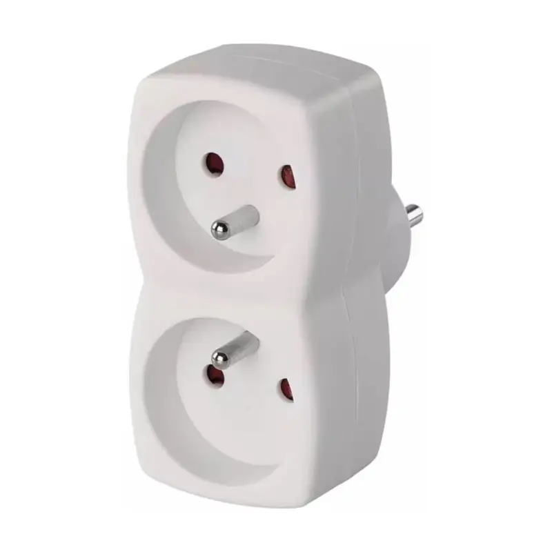 Rozbočovač zásuvky EMOS P0028N, 2x okrúhla