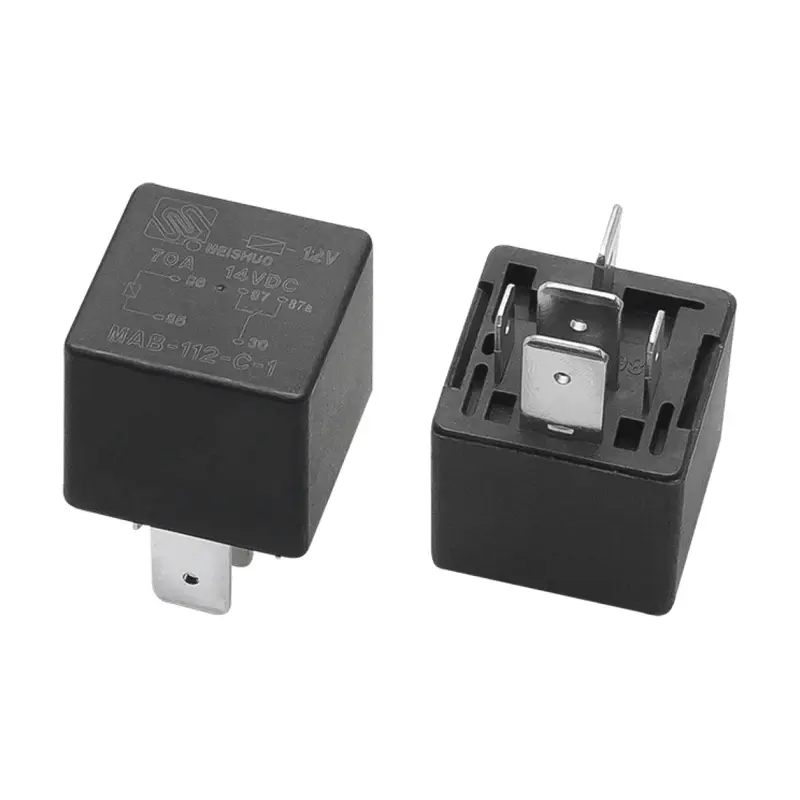 Relé automobilové 12V/70A, prepínací kontakt