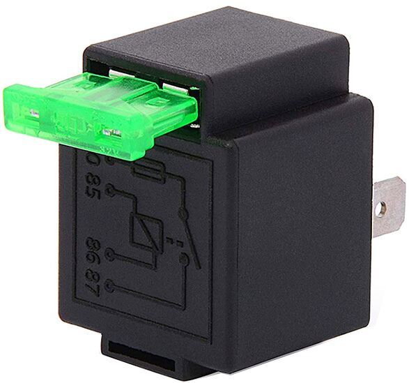 Automobilové relé 12V/40A s poistkou 30A, spínacie Automobilové relé 12V/40A s poistkou 30A, spínacie