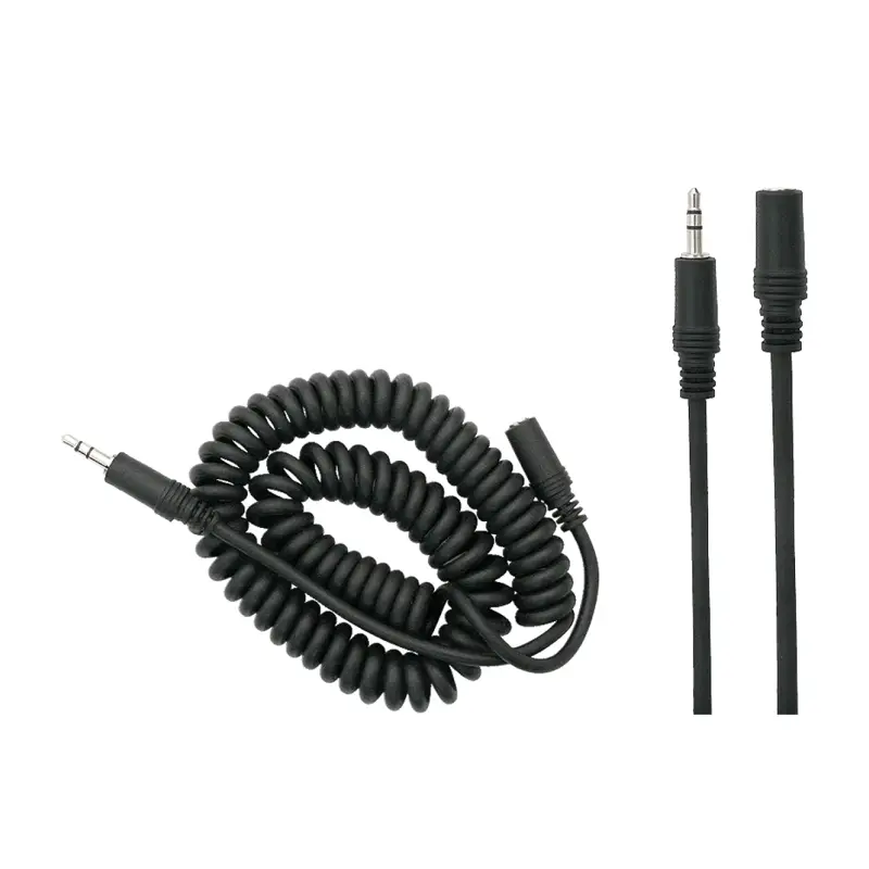 Predlžovacia šnúra JACK 3,5mm stereo, 5m špirála