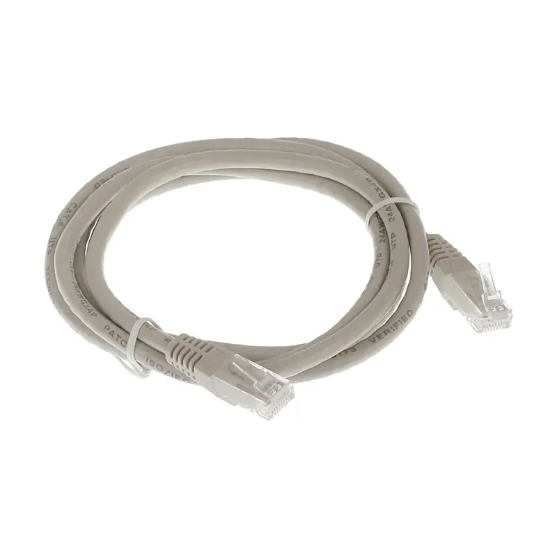 Patchcord RJ45 cat5 5m šedý